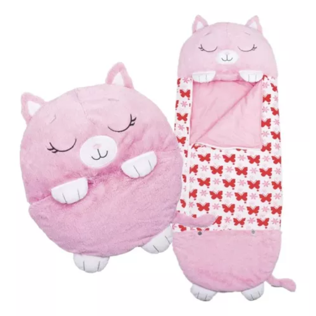 Vista 5 de Peluche Almohada Y Saco De Dormir - motivos: UNICORNIO FUCSIA